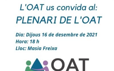 Vine al darrer Plenari de l’any de l’OAT!!!!