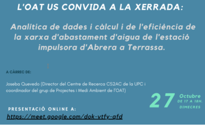 Analítica de datos y cálculo y de la eficiencia de la red de abastecimiento de agua de la estación impulsora de Abrera en Terrassa