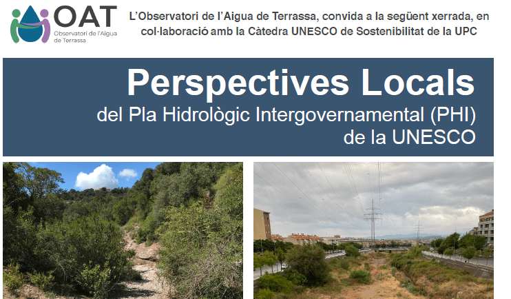 Charla sobre PERSPECTIVAS LOCALES DEL PLAN HIDROLÓGICO INTERGUBERNAMENTAL (PHI) DE LA UNESCO