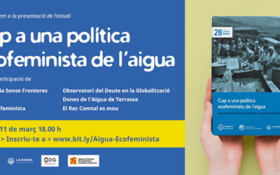 Presentació de l’estudi “Cap a una política feminista de l’aigua”