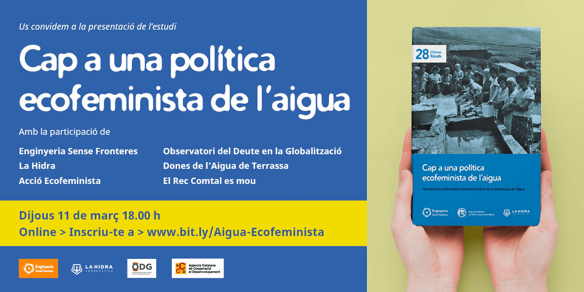 Presentació de l’estudi “Cap a una política feminista de l’aigua”