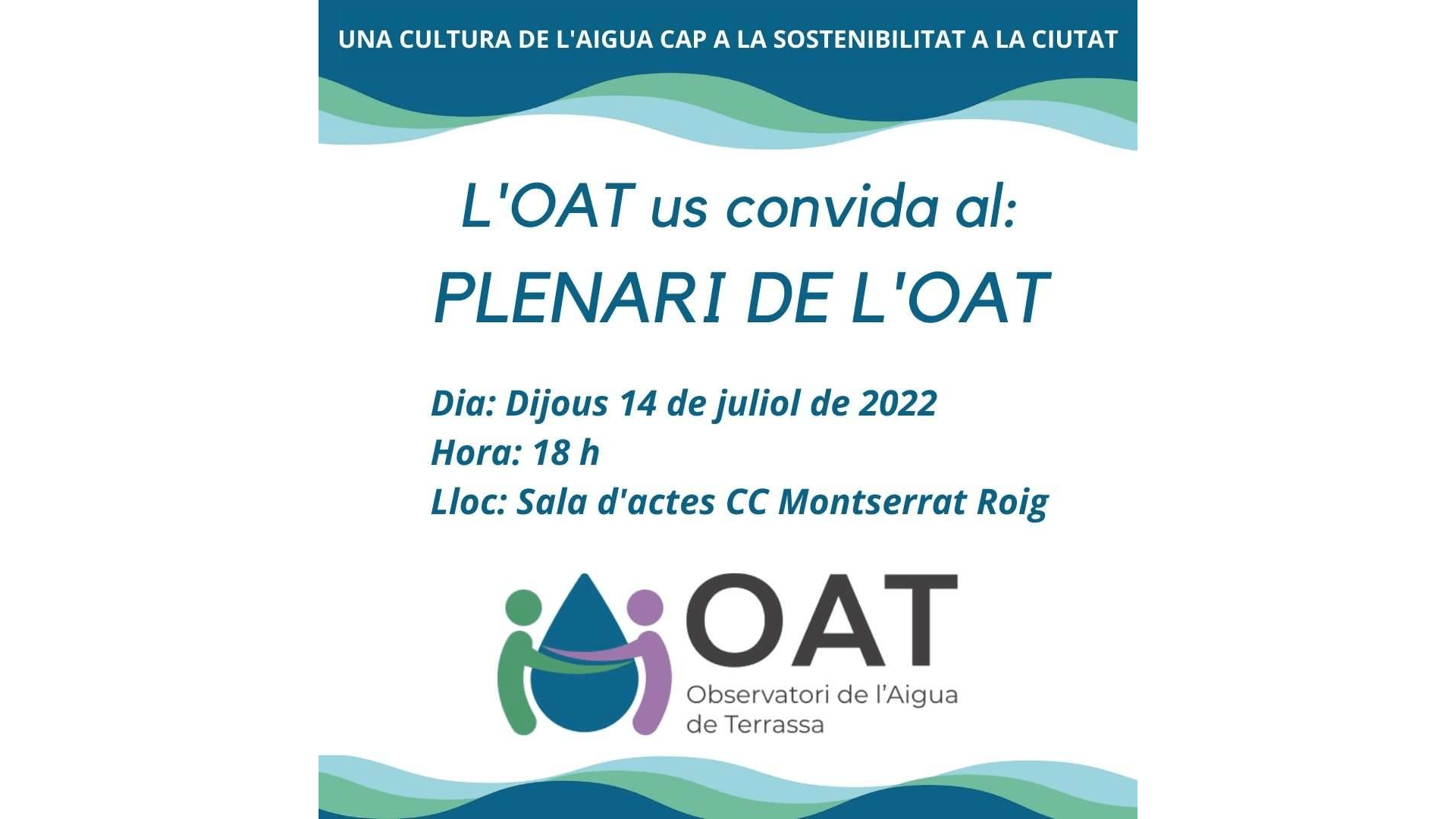 Vine al Plenari d’estiu de l’OAT!