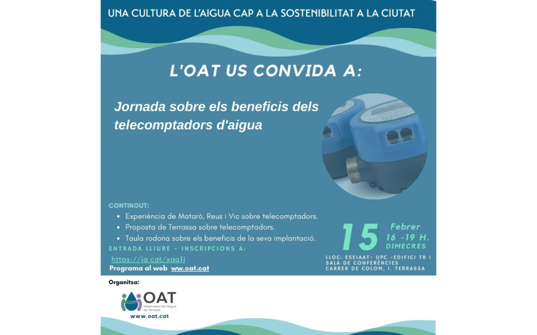 Jornada sobre los beneficios de los telecontadores del agua