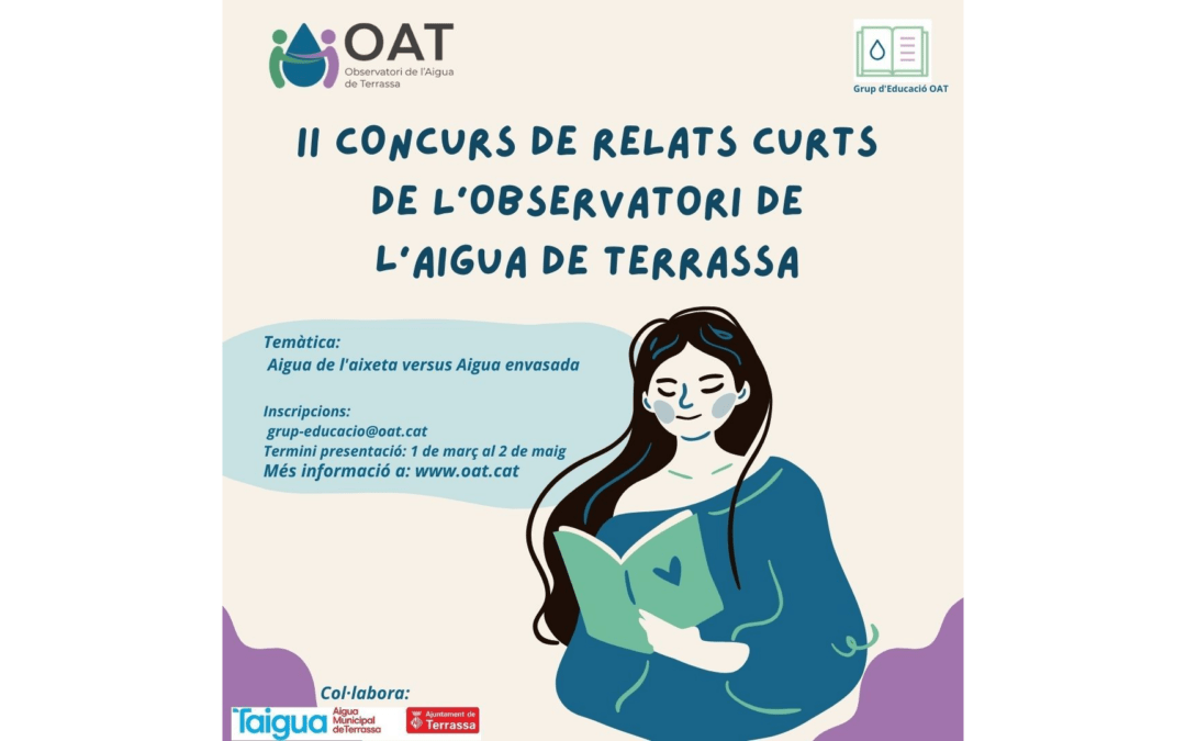 2n CONCURS DE RELATS CURTS DE L’OBSERVATORI DE L’AIGUA DE TERRASSA (OAT) – 2023