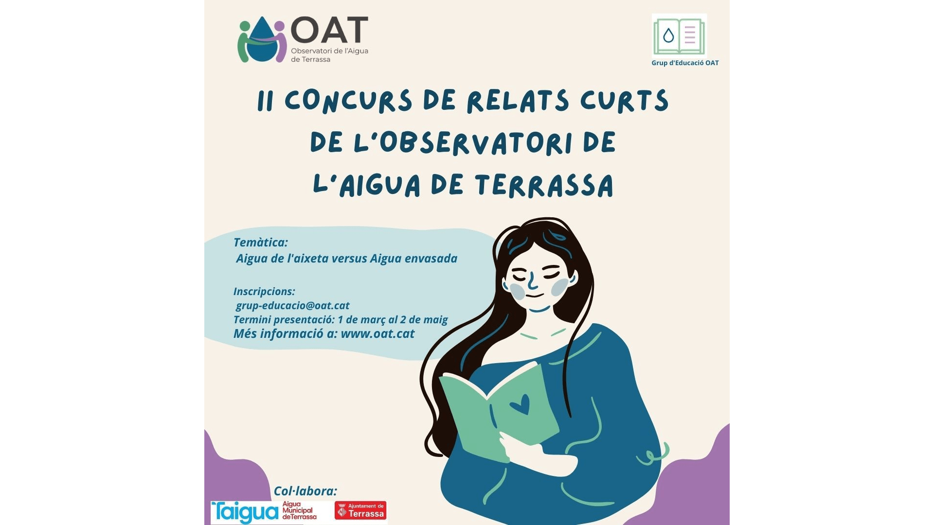 2º CONCURSO DE RELATOS CORTOS DEL OBSERVATORIO DEL AGUA DE TERRASSA (OAT) – 2023