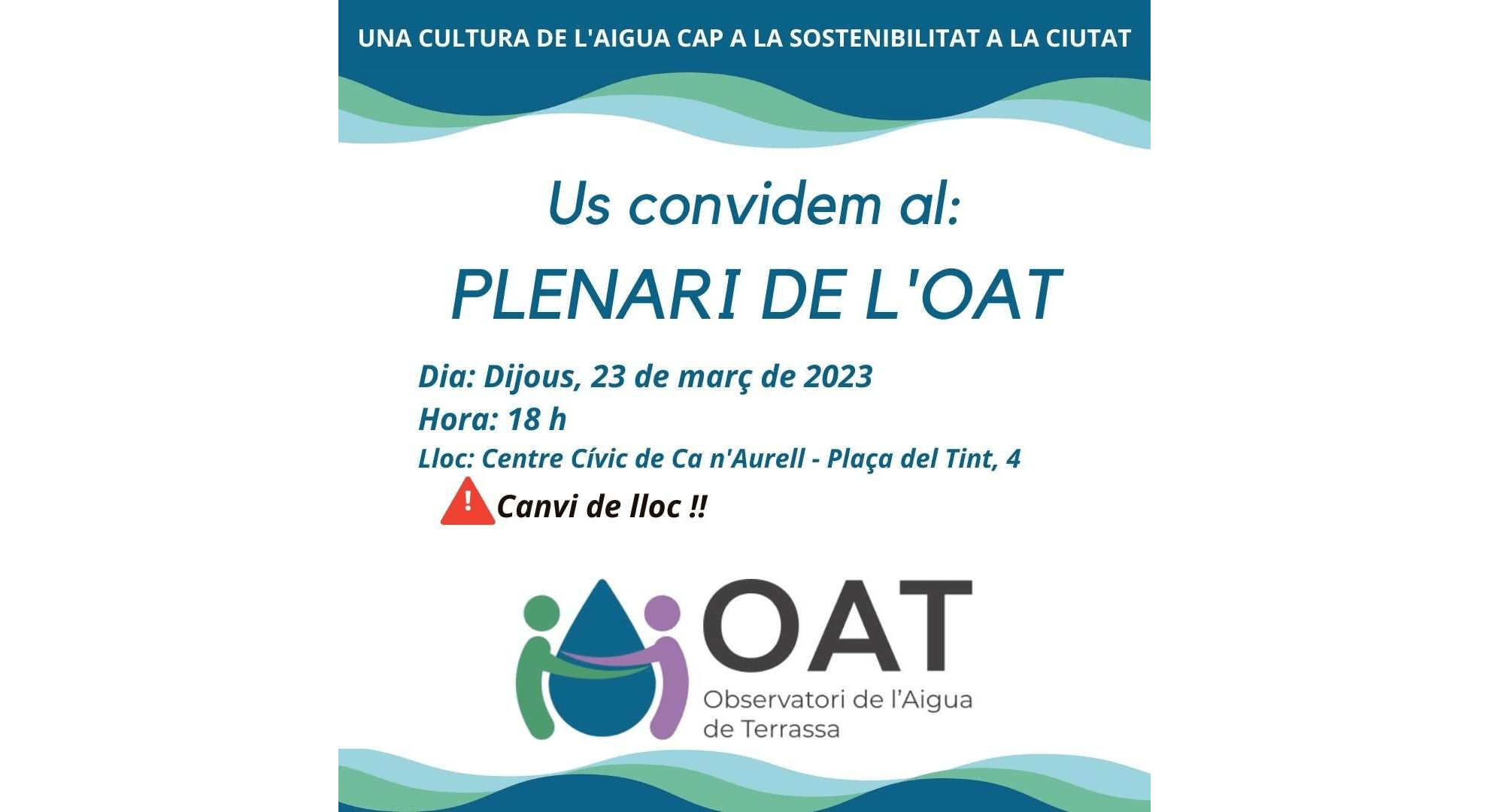 Ven al Plenario del OAT. El primer de 2023!