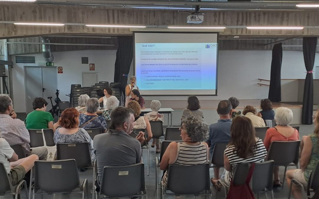 Xerrada per explicar els cinc nous trams de la factura de l’aigua i com accedir als ajuts socials.