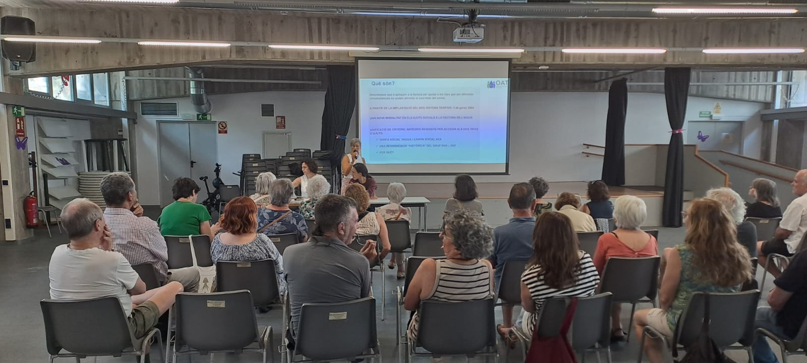 Xerrada per explicar els cinc nous trams de la factura de l’aigua i com accedir als ajuts socials.