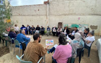 El grup Dret Humà a l’aigua  va participar a l’activitat “Tarda a l’horta de Ca n’Anglada”, el dijous 7 de maig.