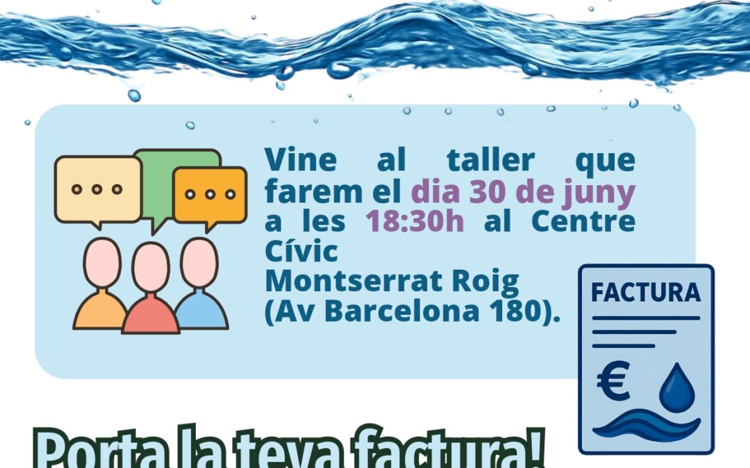  ¿Tienes problemas para pagar la factura del agua?