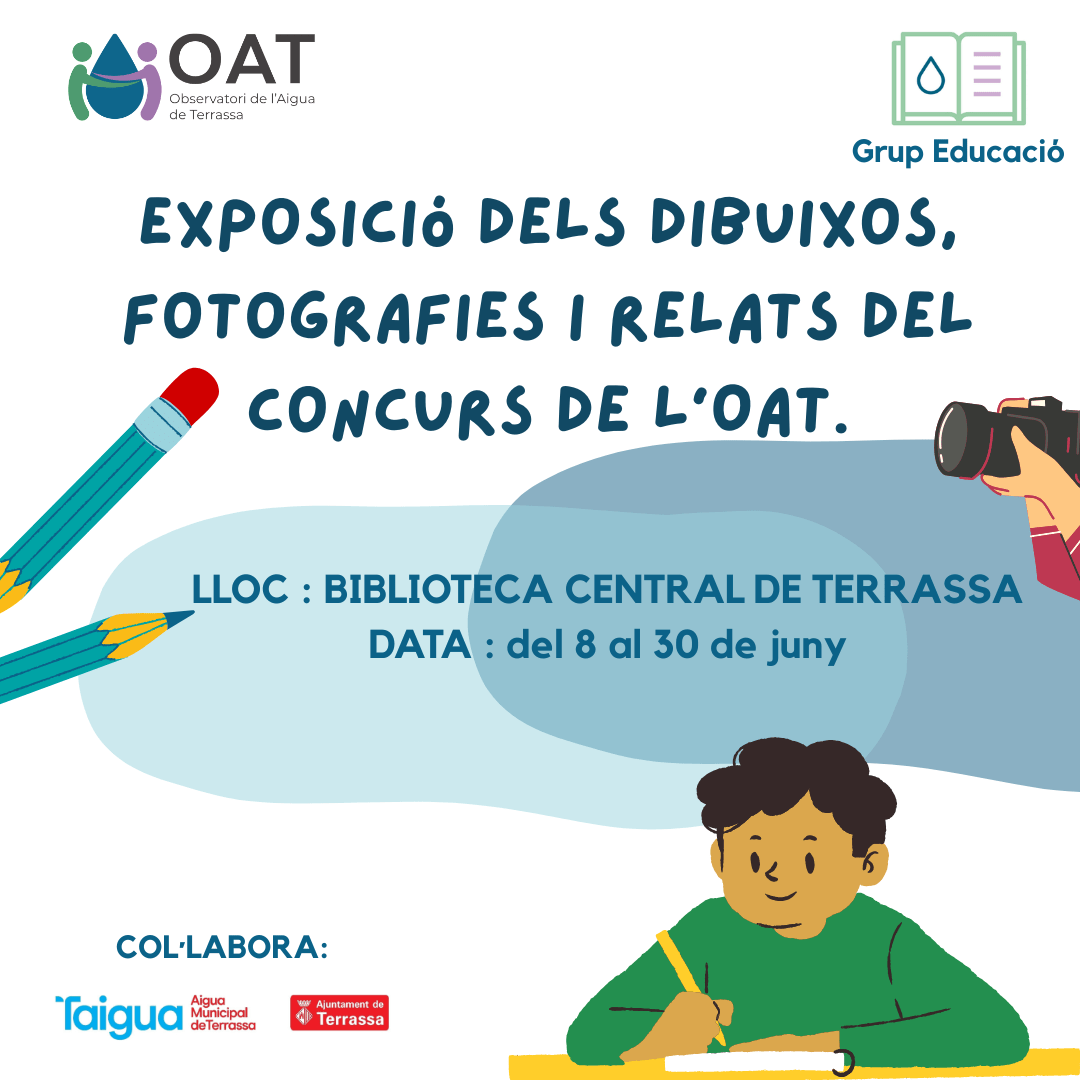 Exposició dels dibuixos, fotografies i relats del concurs de l’OAT
